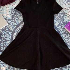 Black Lace skater dress